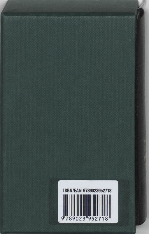 Achterkant van Bijbel NBG liedboek junior