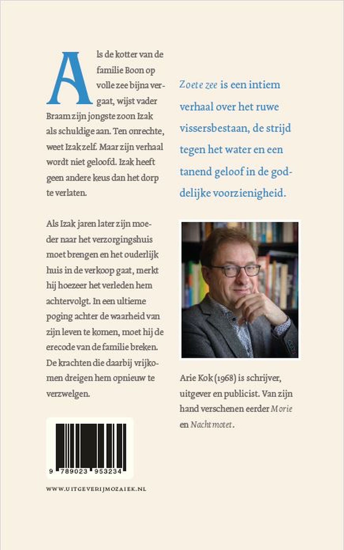 Achterkant van Zoete zee