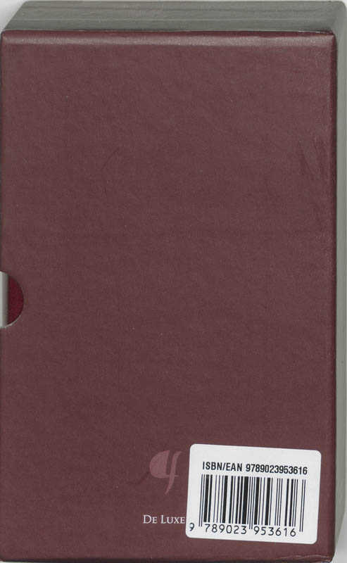 Achterkant van Nieuwe Bijbelvertaling met Liedboek