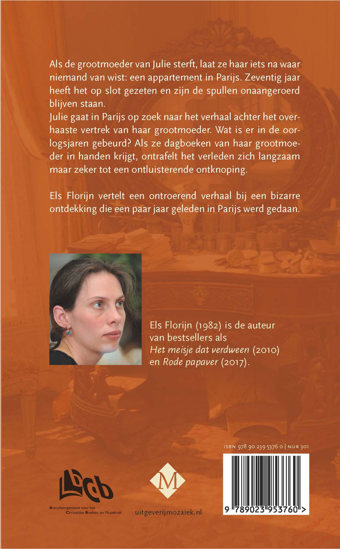 Achterkant van Zeeglas