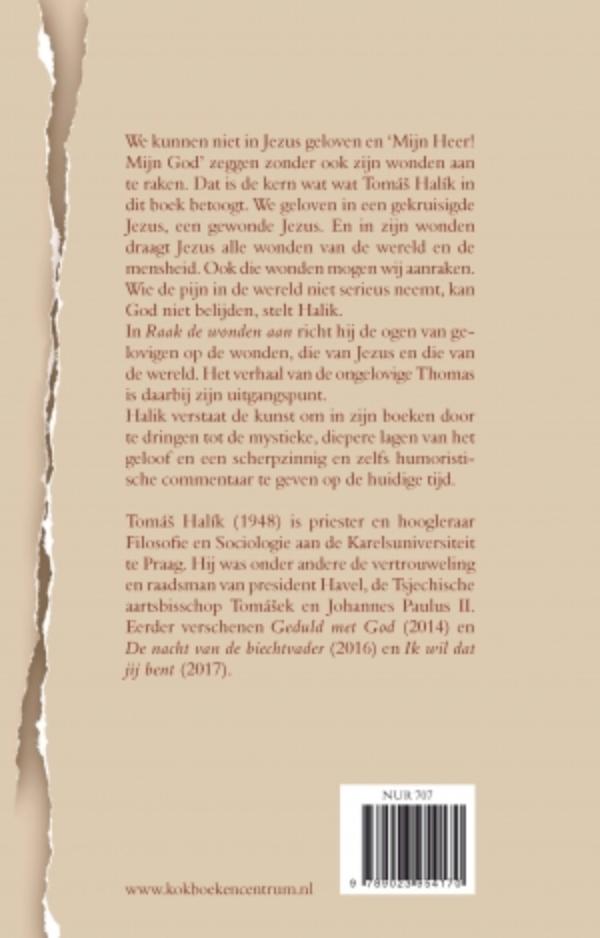 Achterkant van Raak de wonden aan