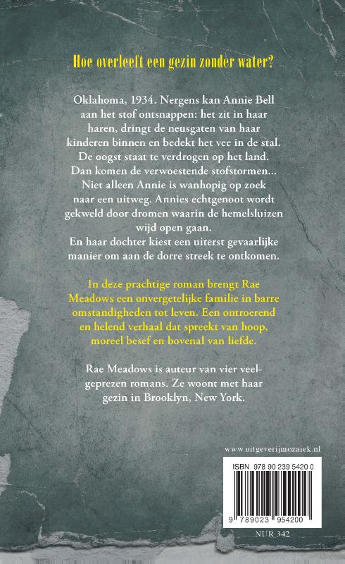 Achterkant van Ik zal regen geven