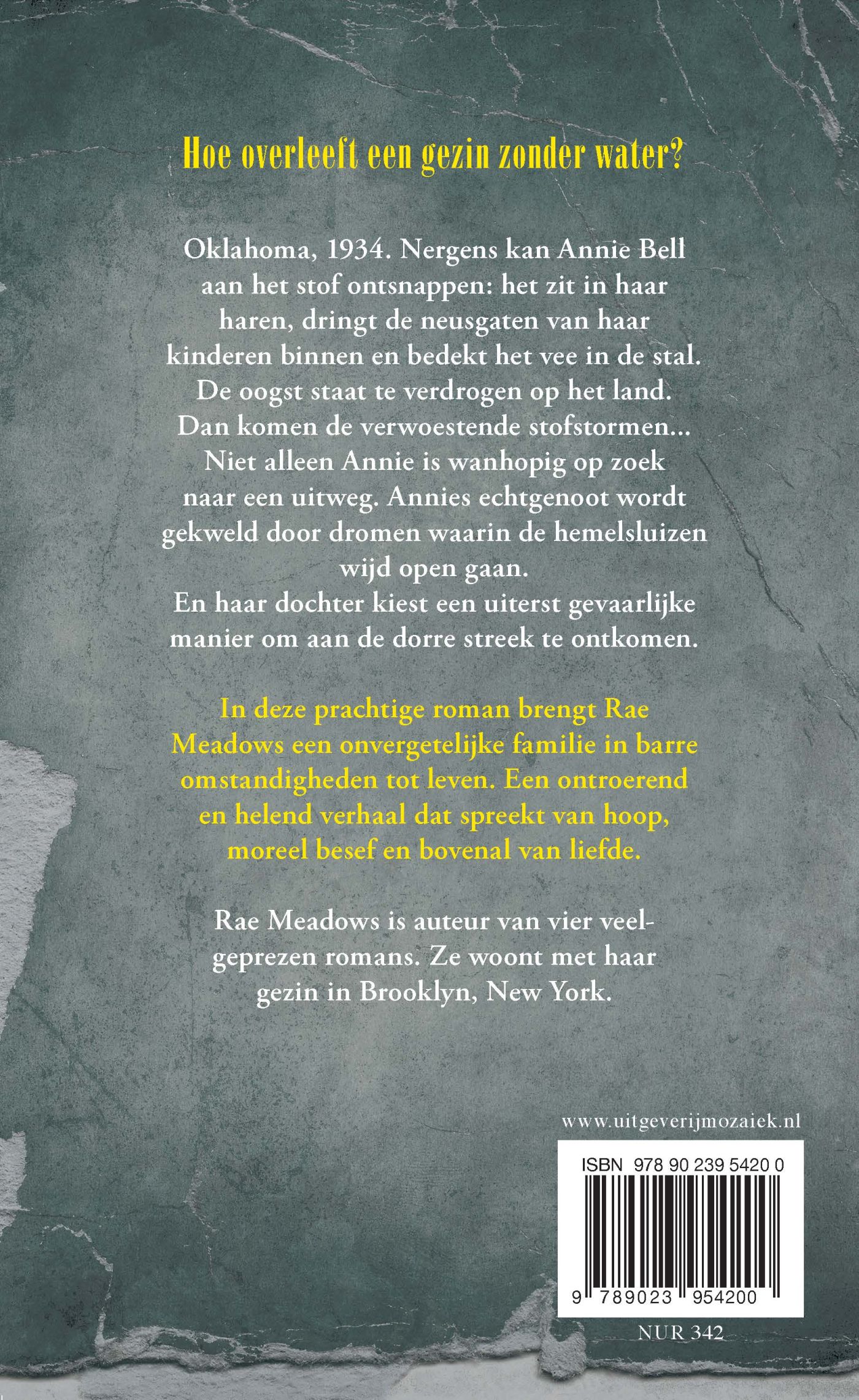 Achterkant van Ik zal regen geven