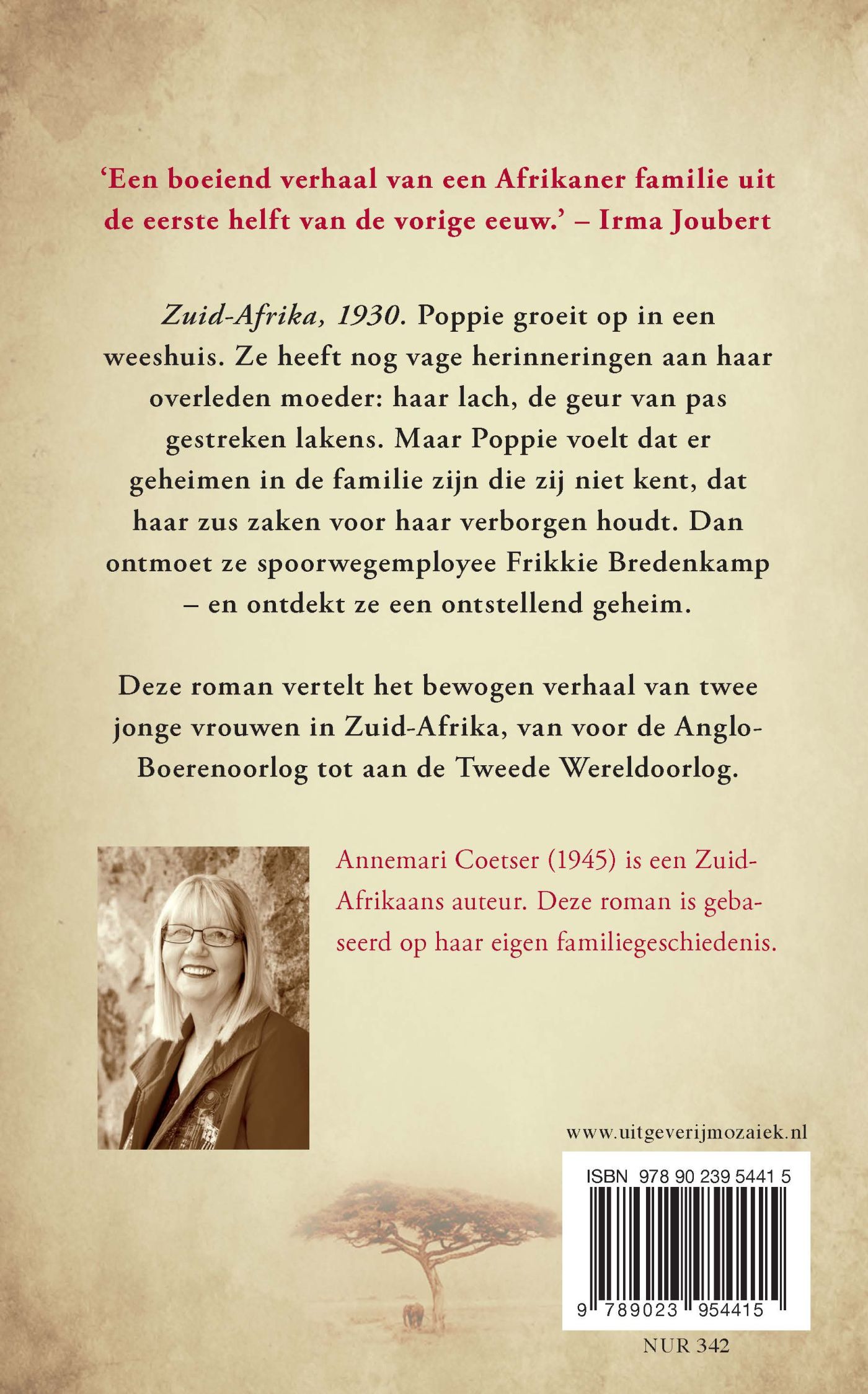 Achterkant van Alles begint met Anna