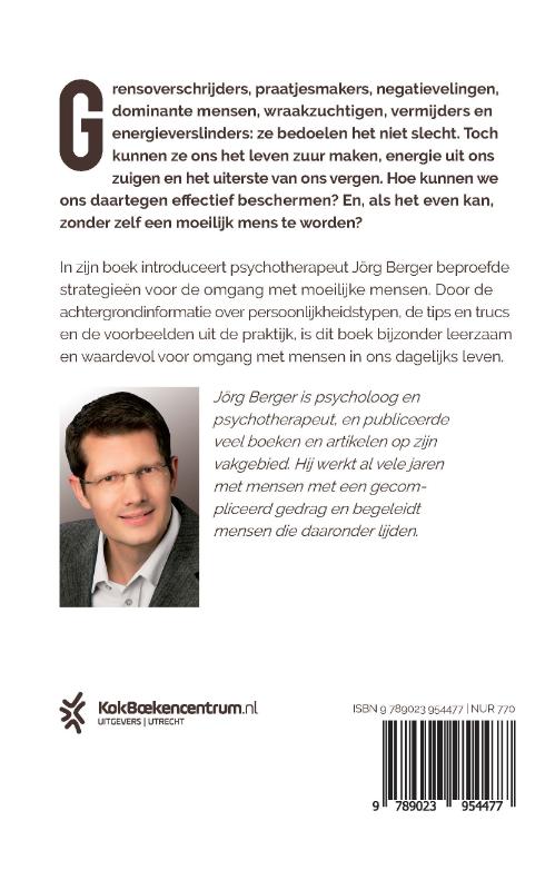 Achterkant van Hoe overleef ik moeilijke mensen?