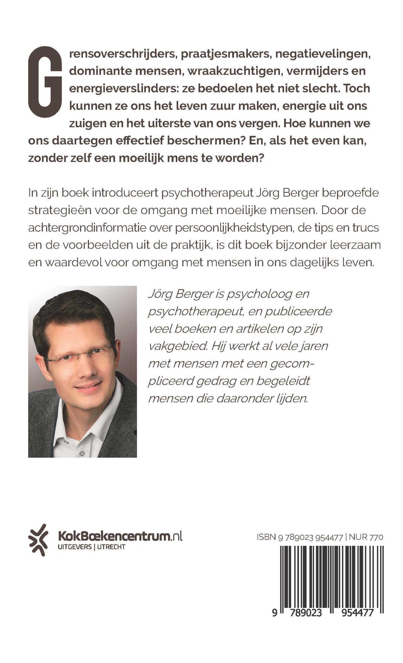 Achterkant van Hoe overleef ik moeilijke mensen?