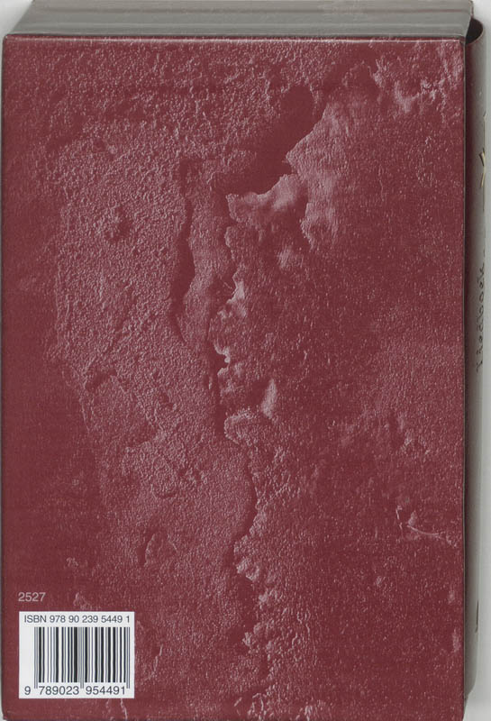 Achterkant van Liedboek de Luxe 2527 NBV
