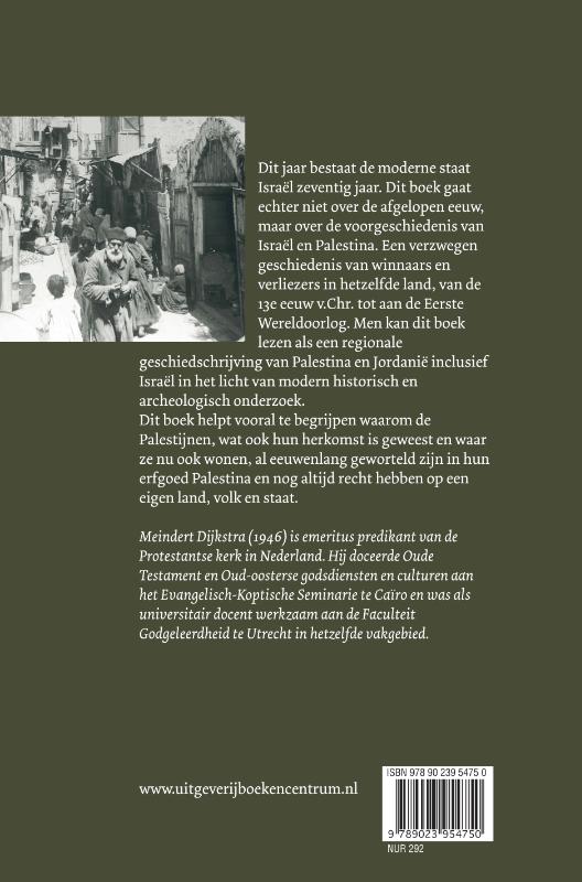 Achterkant van Palestina en Israël