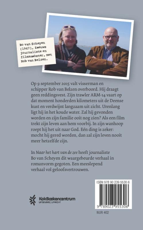 Achterkant van Naar het hart van de zee