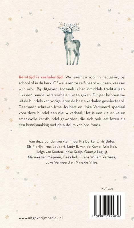 Achterkant van De beste kerstverhalen van Mozaïek