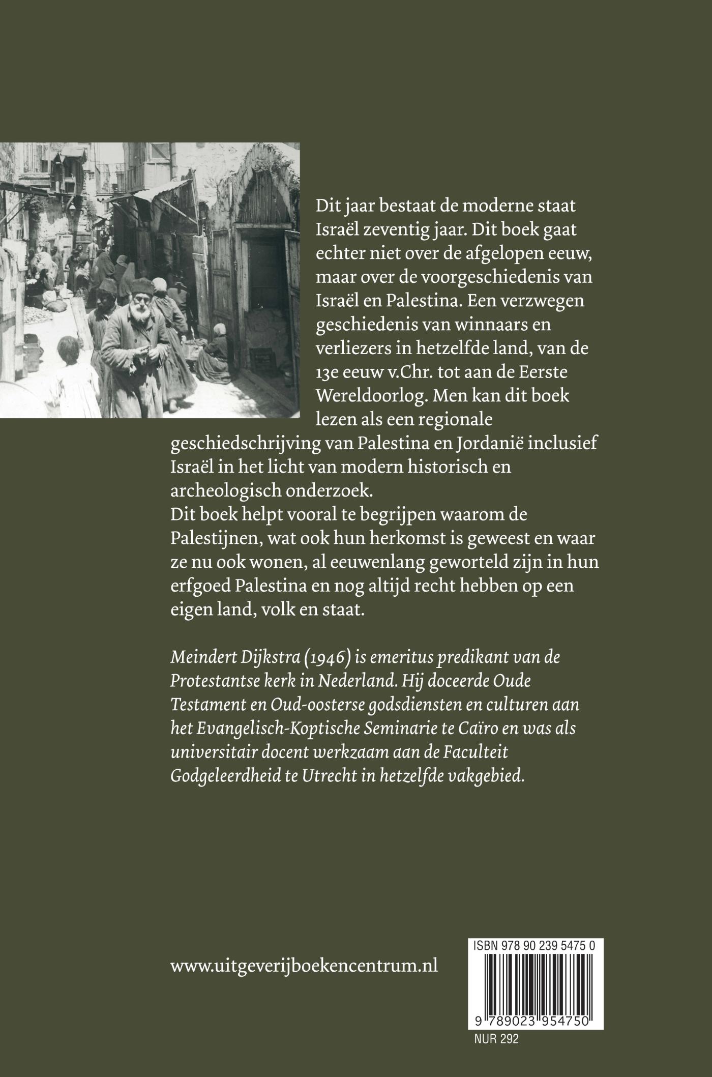 Achterkant van Palestina en Israël