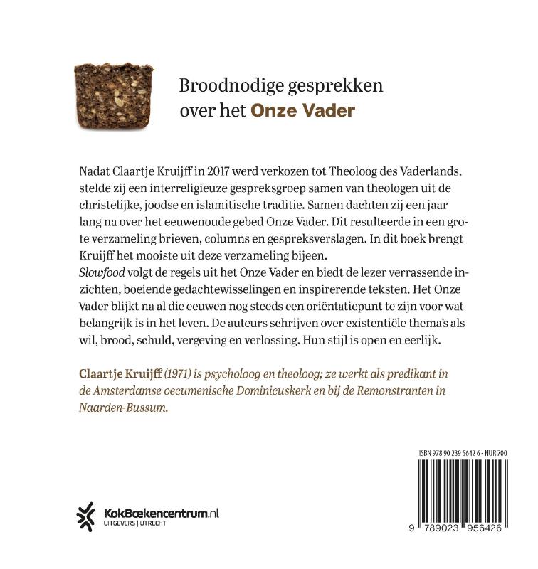 Achterkant van Slowfood