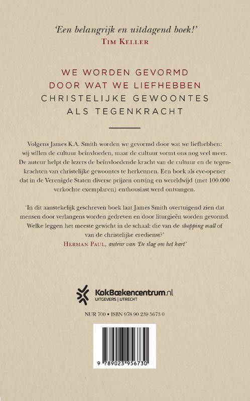 Achterkant van Je bent wat je lief is