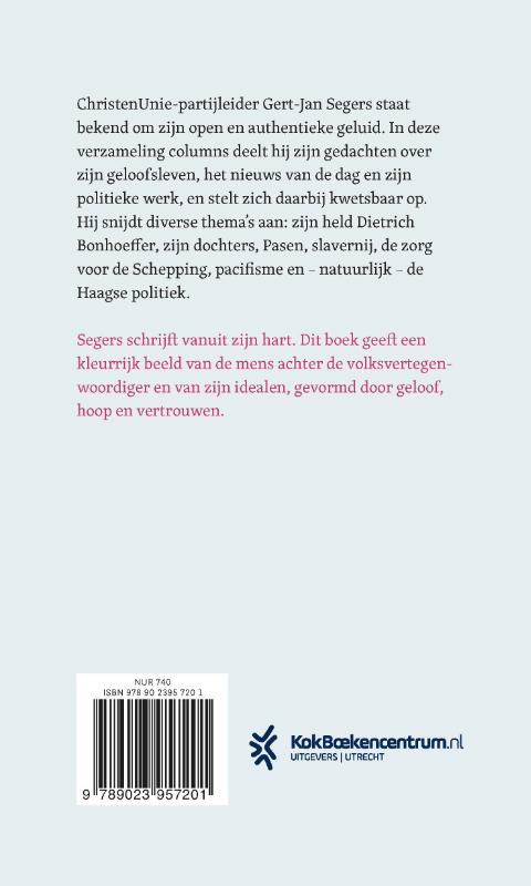 Achterkant van Waarom doe ik dit in vredesnaam