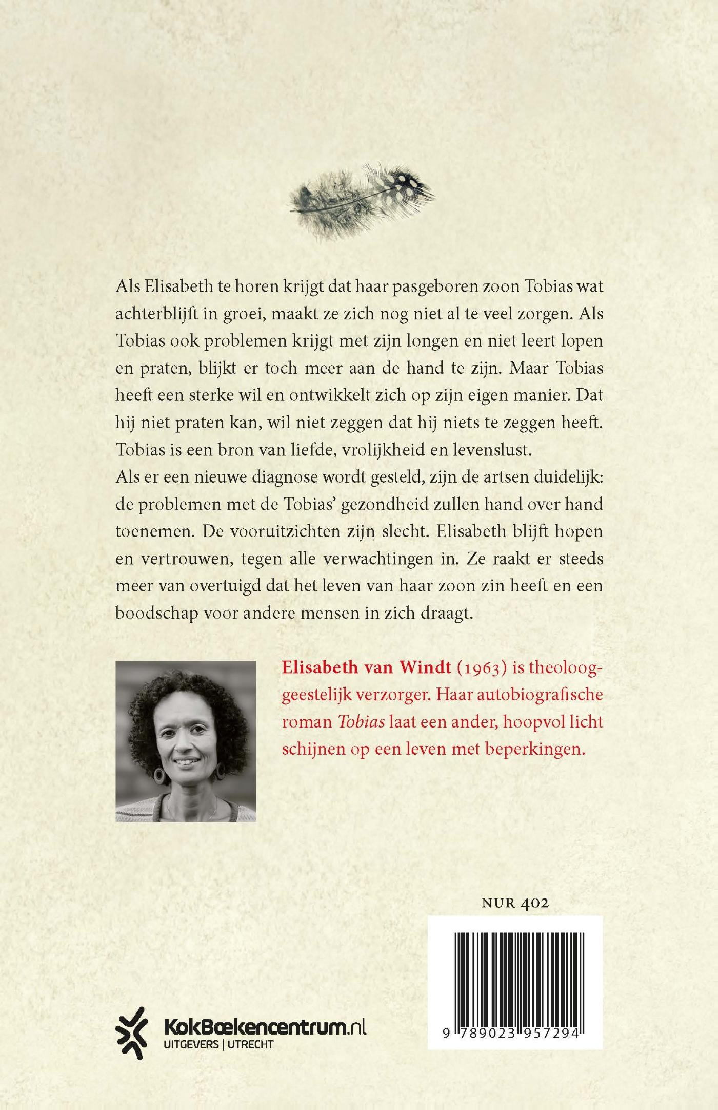 Achterkant van Tobias