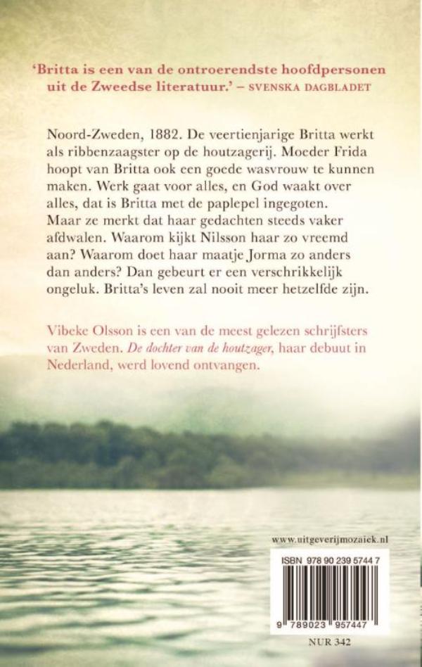 Achterkant van Het lied van de houtzagerij