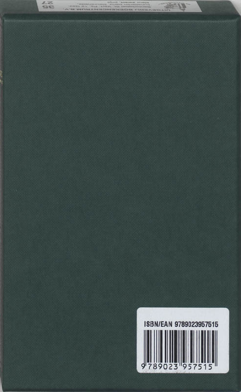 Achterkant van Zwart kunstleer