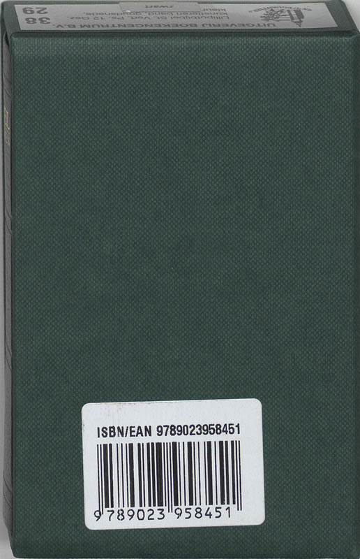 Achterkant van Bijbel Statenvertaling Lilliput Psalmen (ob)+12 Gezangen (niet ritmisch)