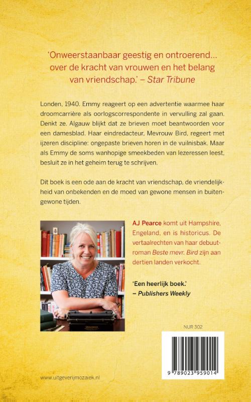 Achterkant van Beste mevr. Bird