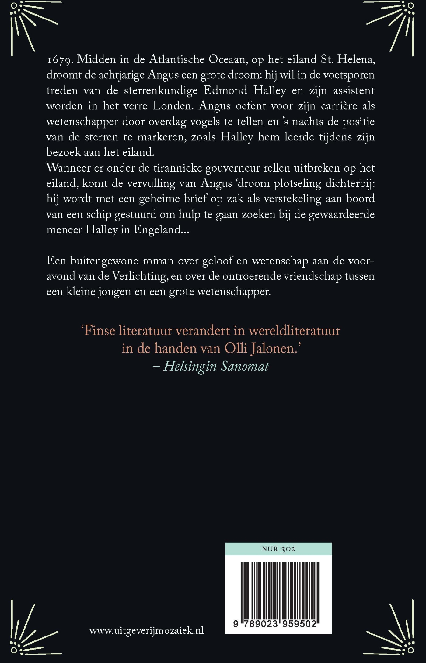 Achterkant van De hemelproef