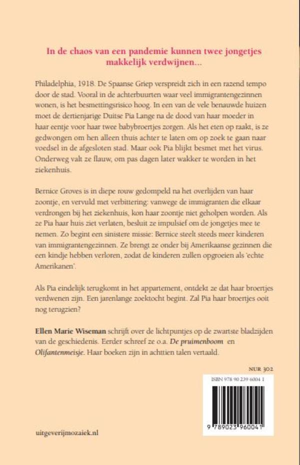 Achterkant van De wezenmoeder