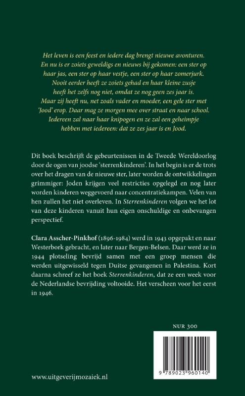 Achterkant van Sterrenkinderen