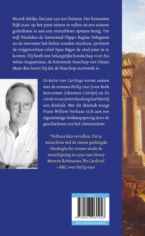 Achterkant van De ketter van Carthago