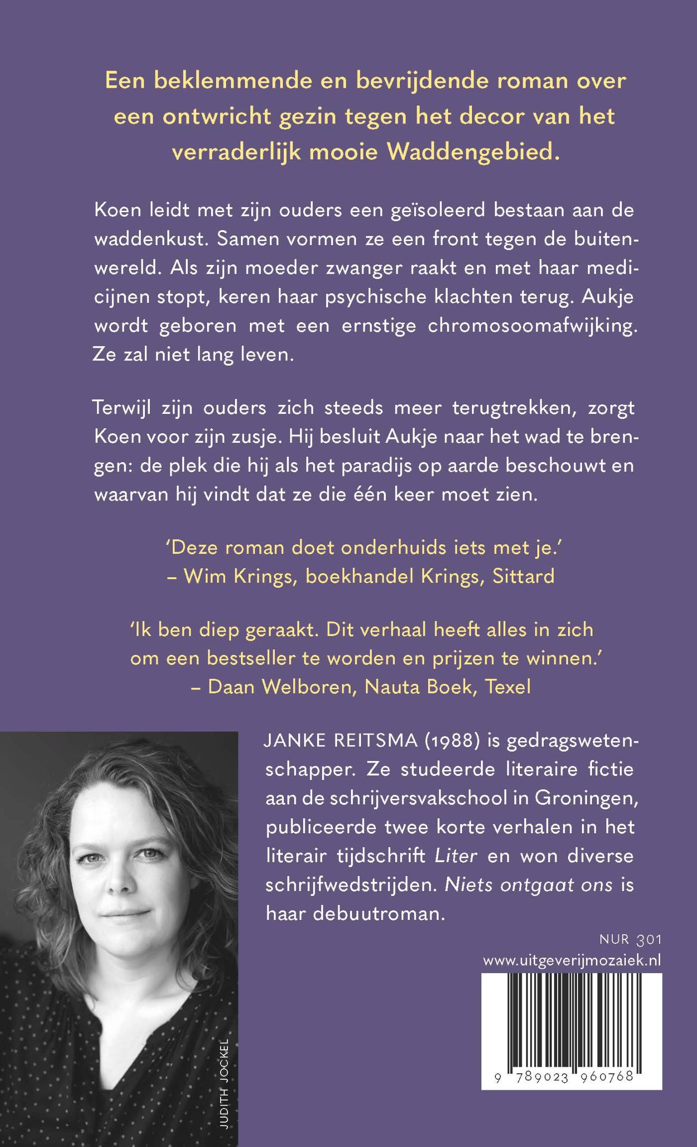 Achterkant van Niets ontgaat ons
