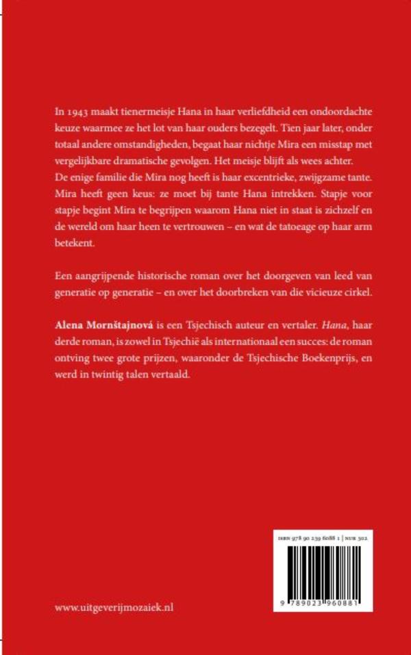 Achterkant van Hana