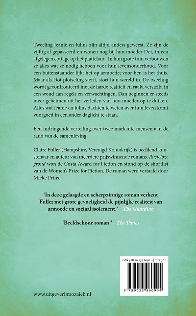 Achterkant van Rusteloze grond