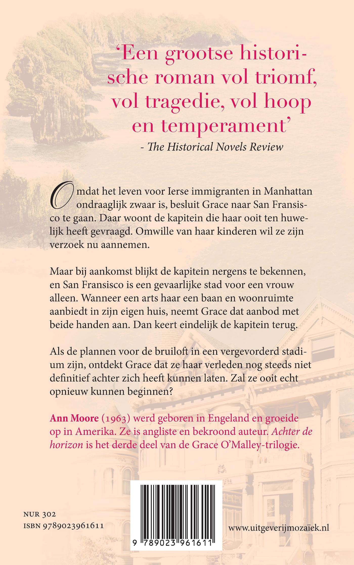 Achterkant van Achter de horizon