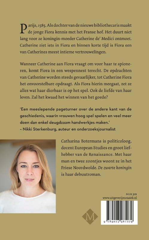 Achterkant van De zwarte koningin