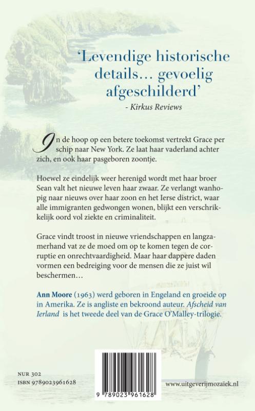 Achterkant van Afscheid van Ierland