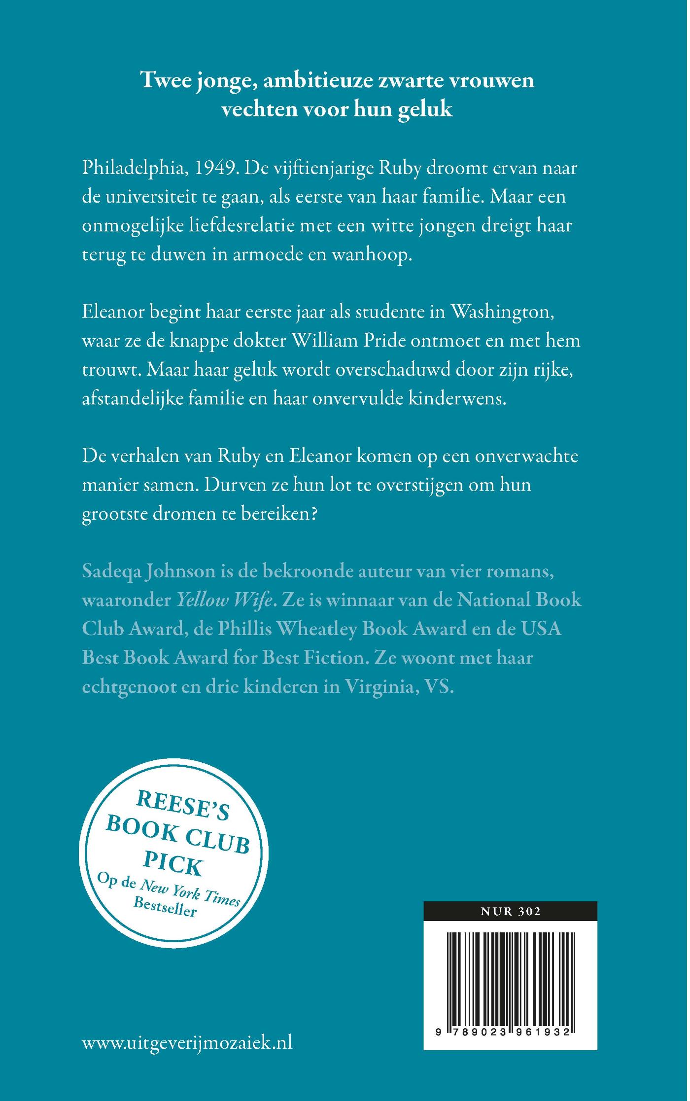 Achterkant van De droom die we delen