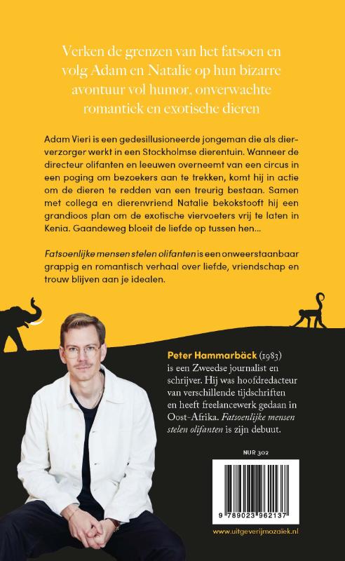 Achterkant van Fatsoenlijke mensen stelen olifanten
