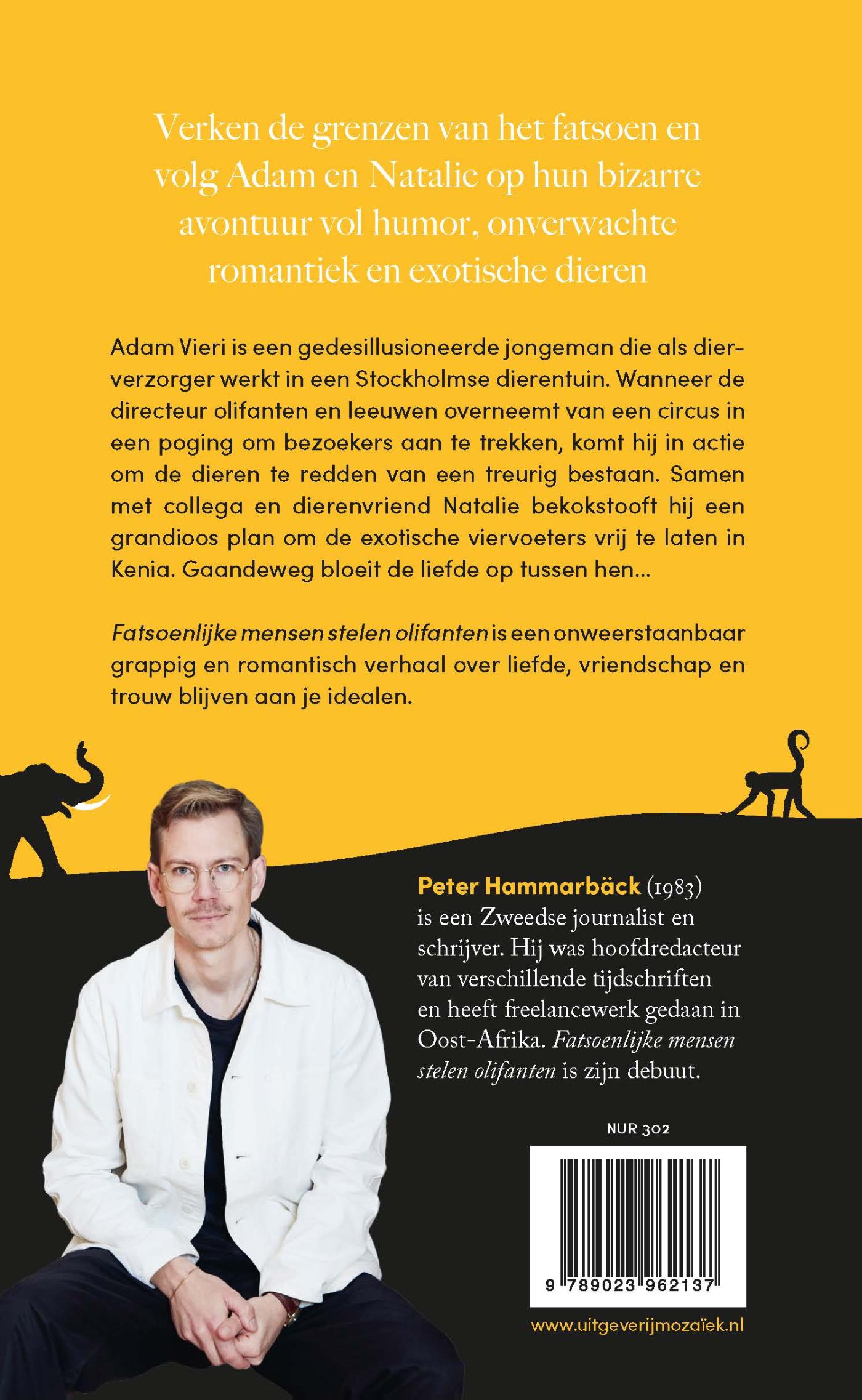 Achterkant van Fatsoenlijke mensen stelen olifanten