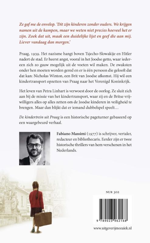 Achterkant van De kindertrein uit Praag