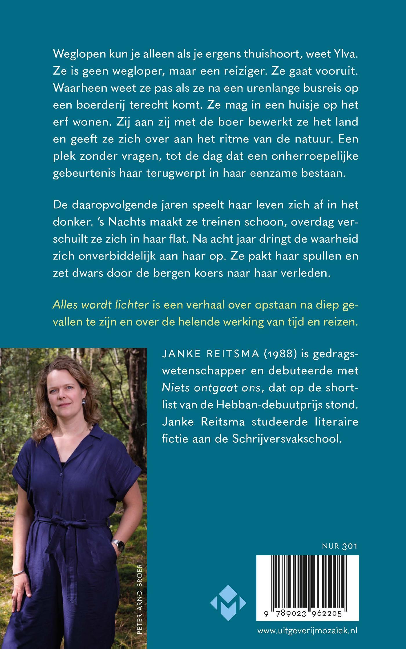 Achterkant van Alles wordt lichter