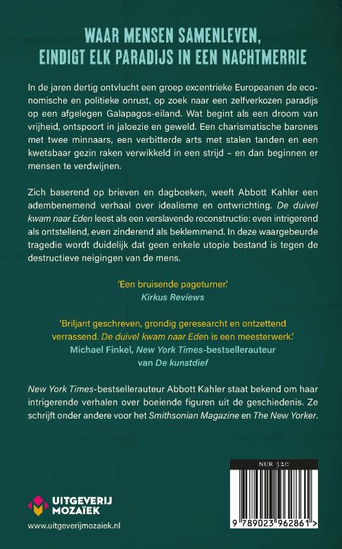 Achterkant van De duivel kwam naar Eden