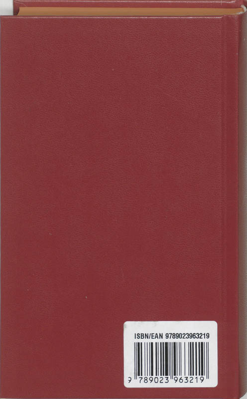 Achterkant van Liedboek voor de kerken groot balacron rood