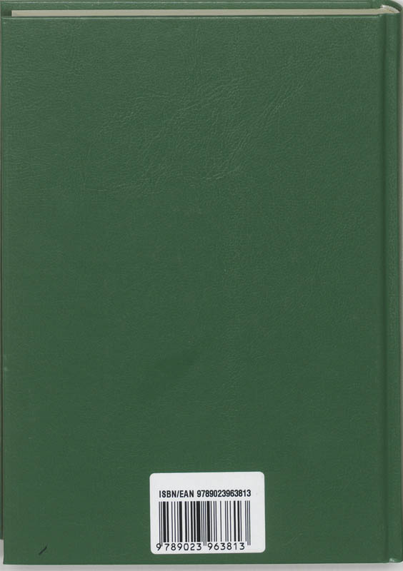 Achterkant van Koorbundel Groen