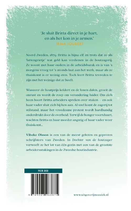 Achterkant van Dochter van de houtzager