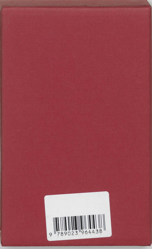 Achterkant van Liedboek voor kerken dun edelskai goudsn zwart