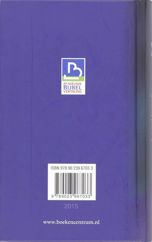 Achterkant van Bijbelliedboek NBV 2015 Trendy
