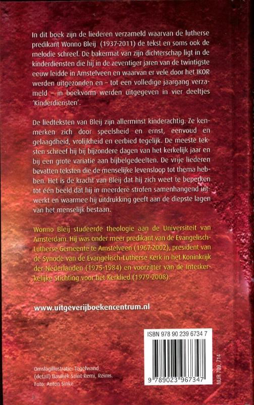 Achterkant van Ook in het vuur is Hij nabij