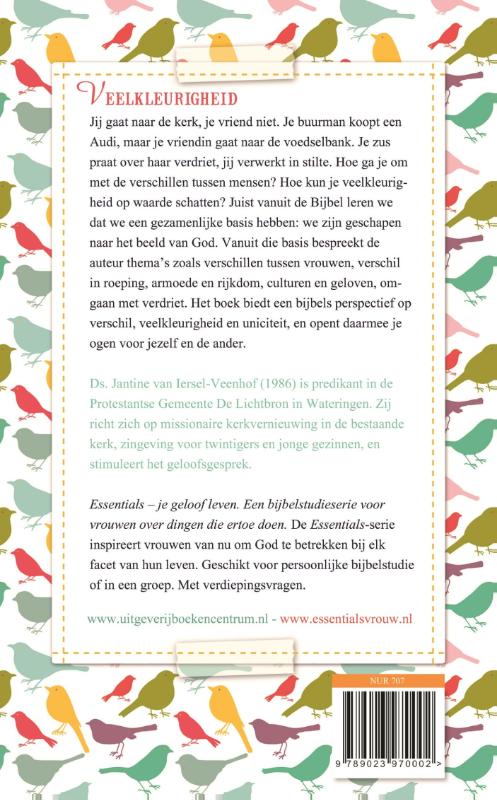 Achterkant van Veelkleurigheid
