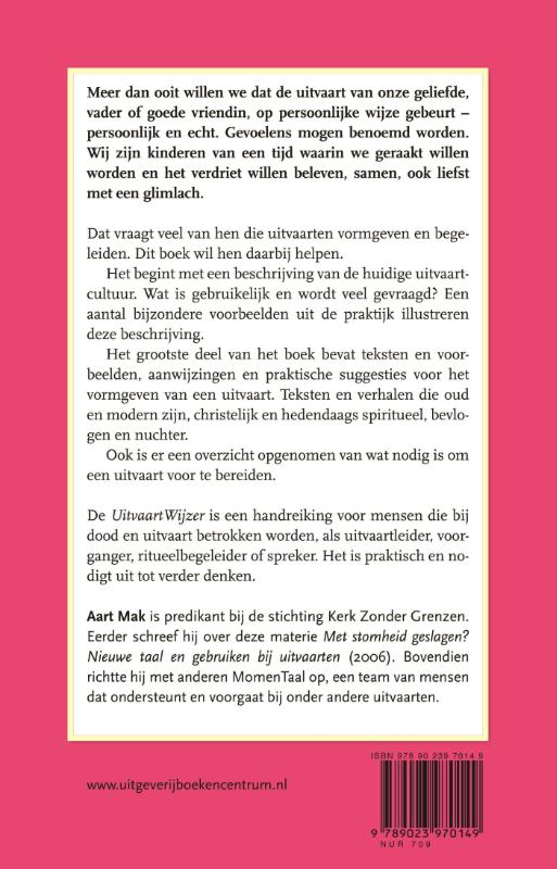 Achterkant van UitvaartWijzer