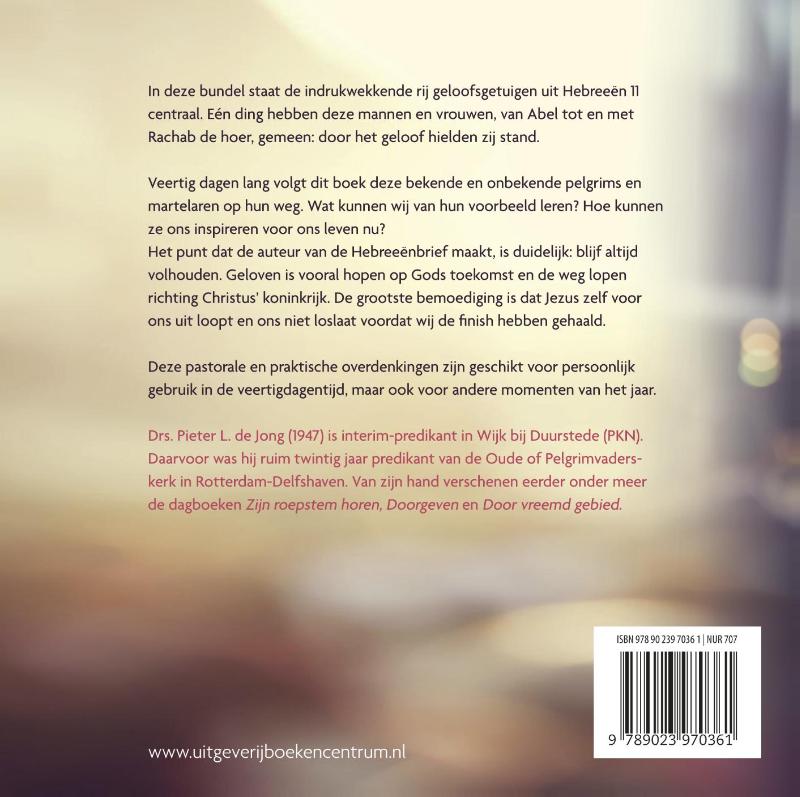 Achterkant van Door het geloof