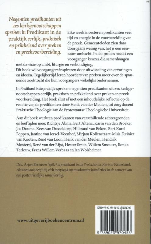 Achterkant van Predikant in de praktijk