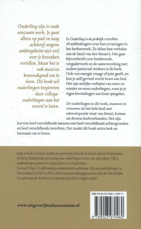 Achterkant van Ouderling in de praktijk
